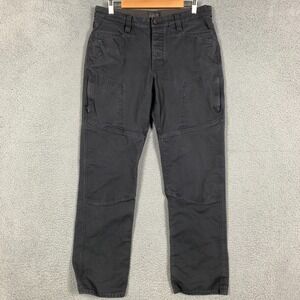 Triple Aught Design Covert RS Pant Mens 34x32 Gray Double Knee Button Fly Canvas